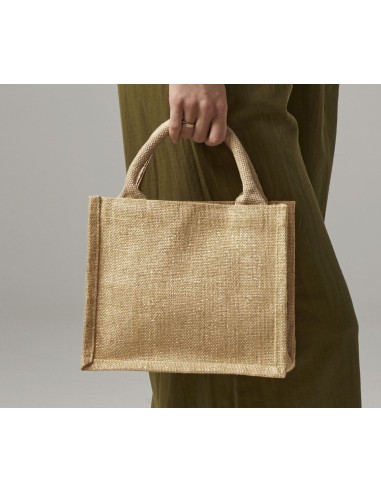 W-W431-Shimmer Jute Mini Gift Bag